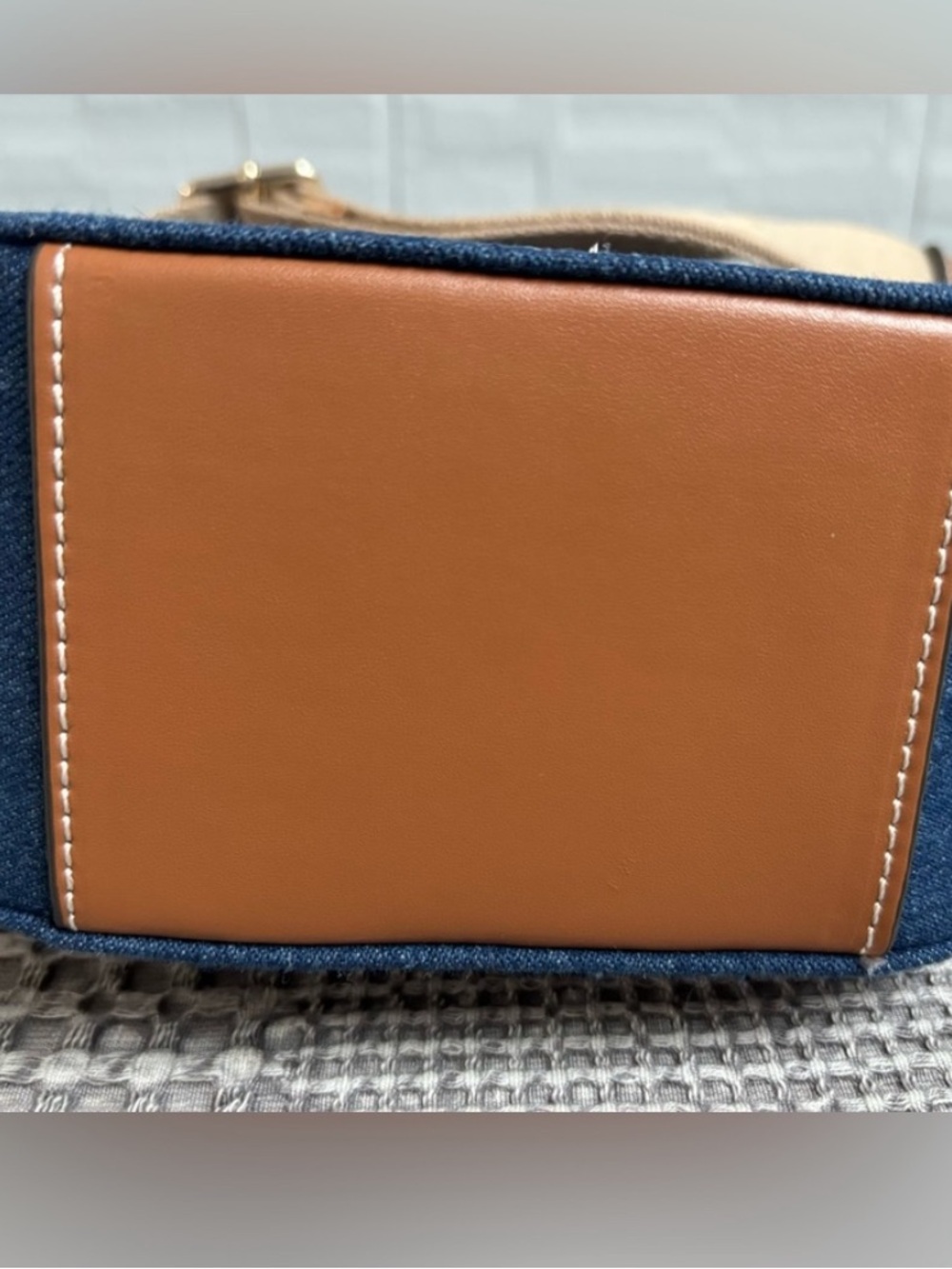 True Religion Dark Denim Crossbody Bag - Picture 3 of 8